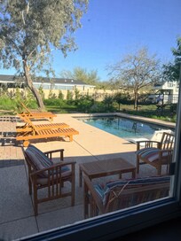 The view from the kitchen space, a quiet little piece of heaven