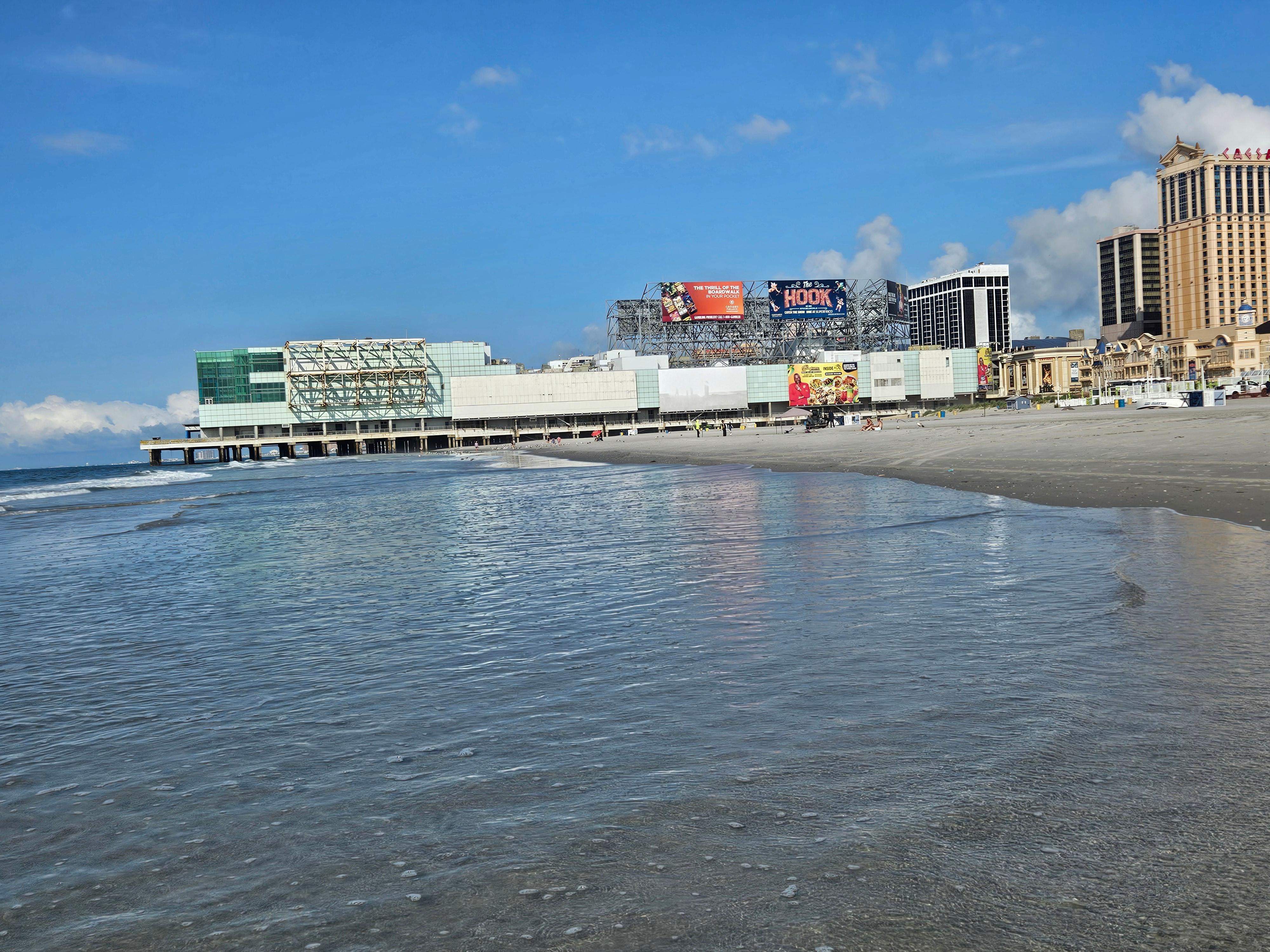 View from the beach