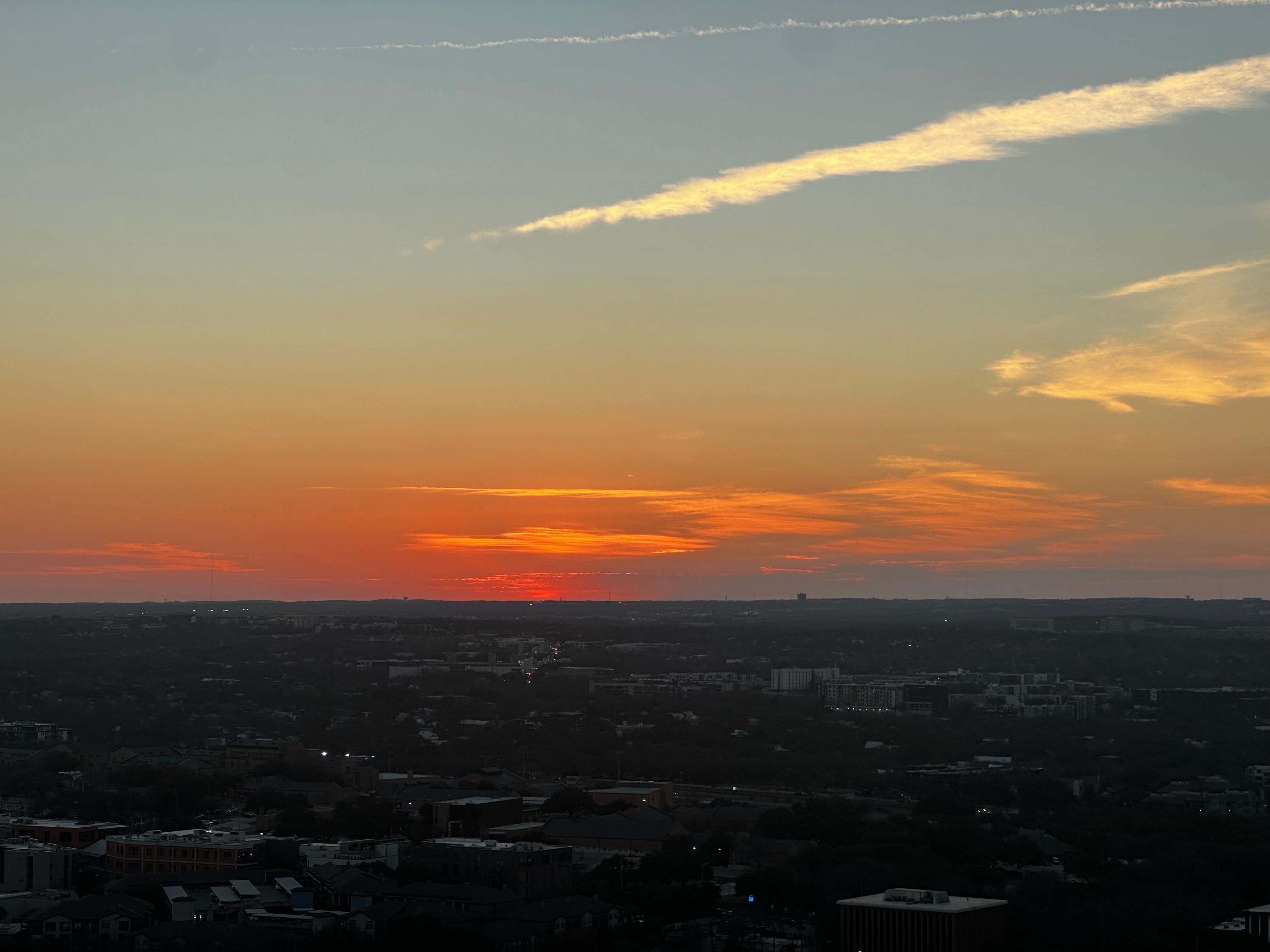 Sunset from Pool deck 