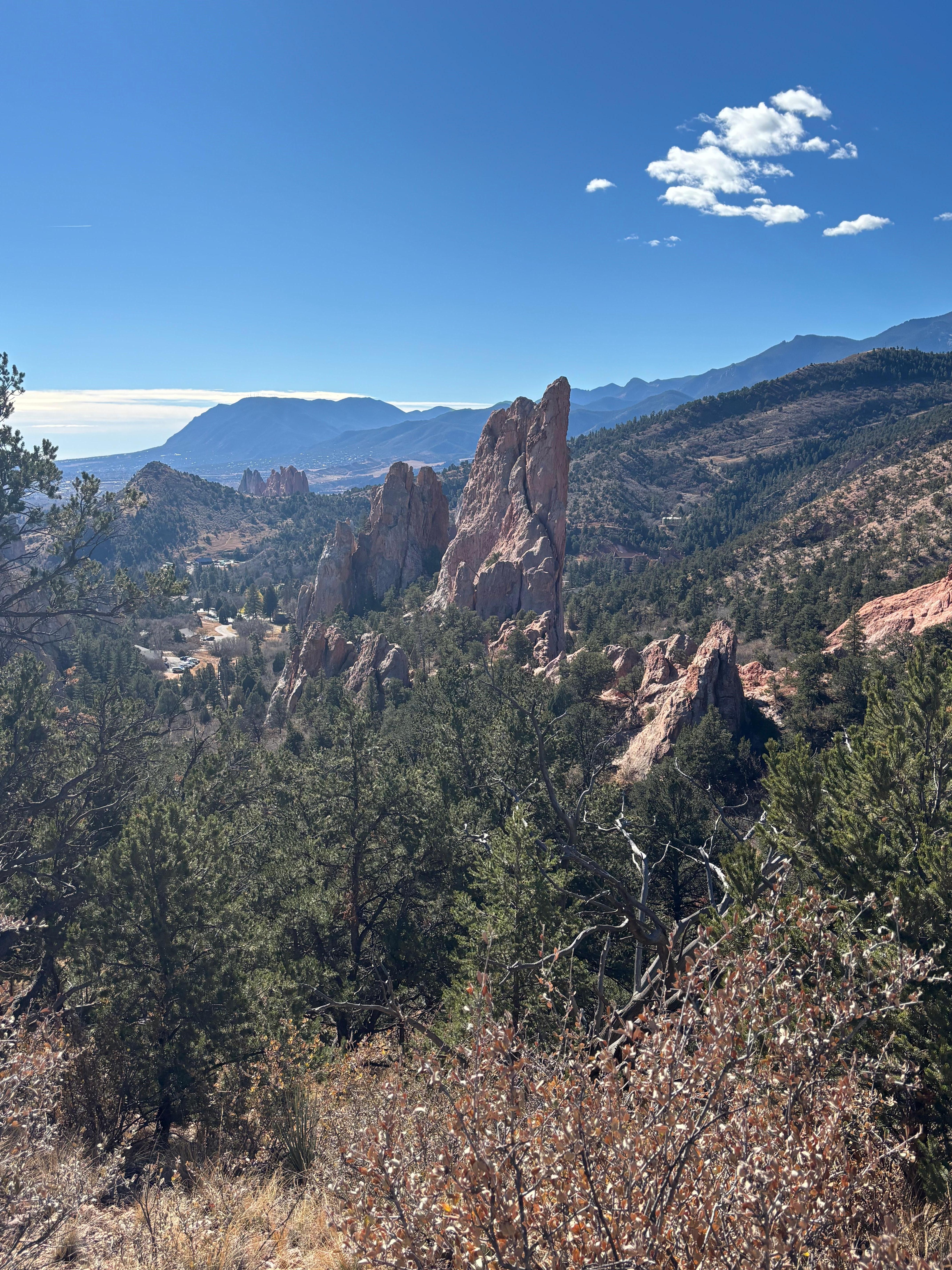 View from hiking path
