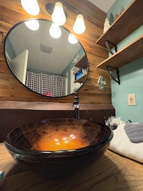 The Bathroom is aesthetically beautiful