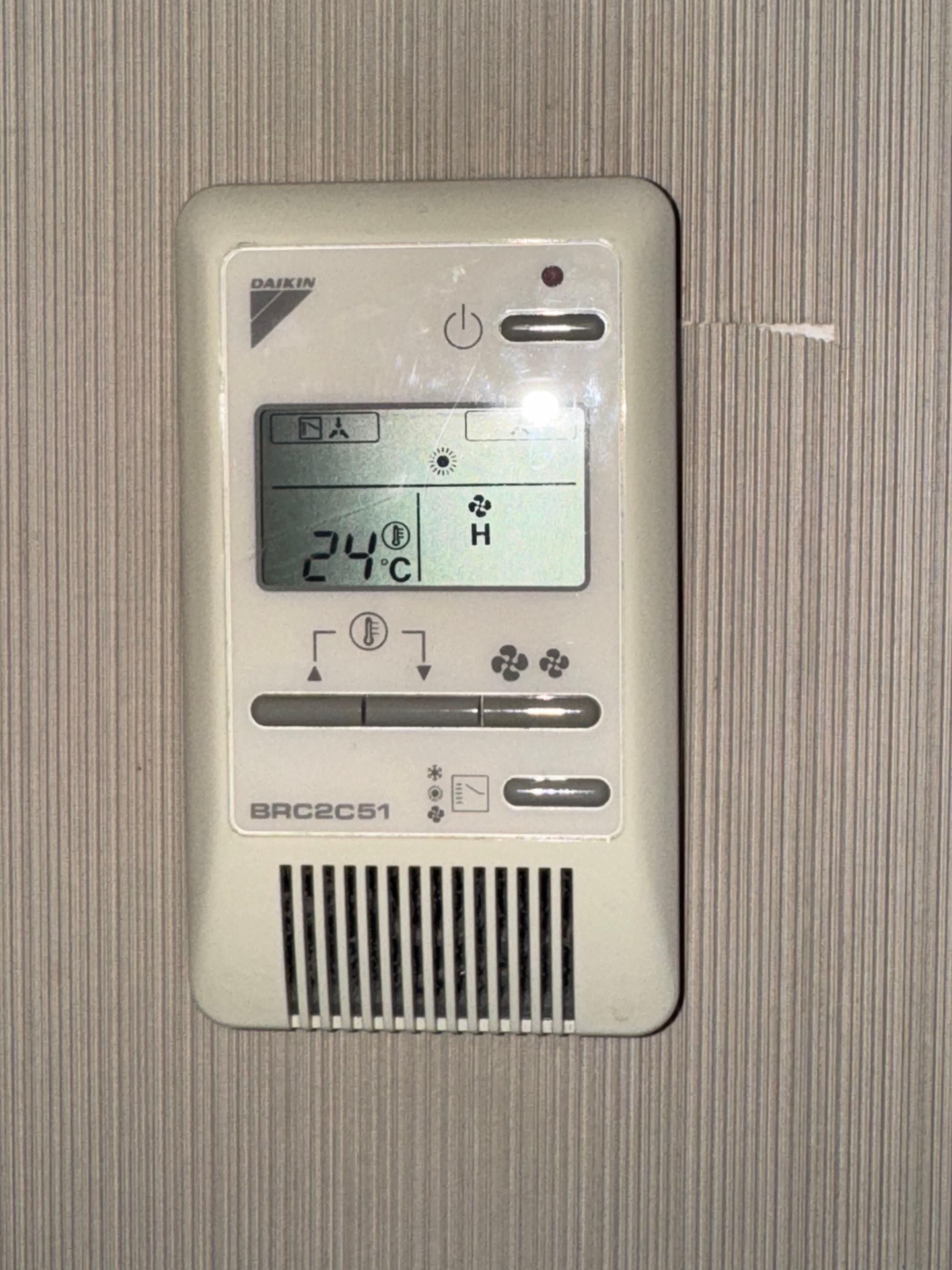 Thermostat out of service 