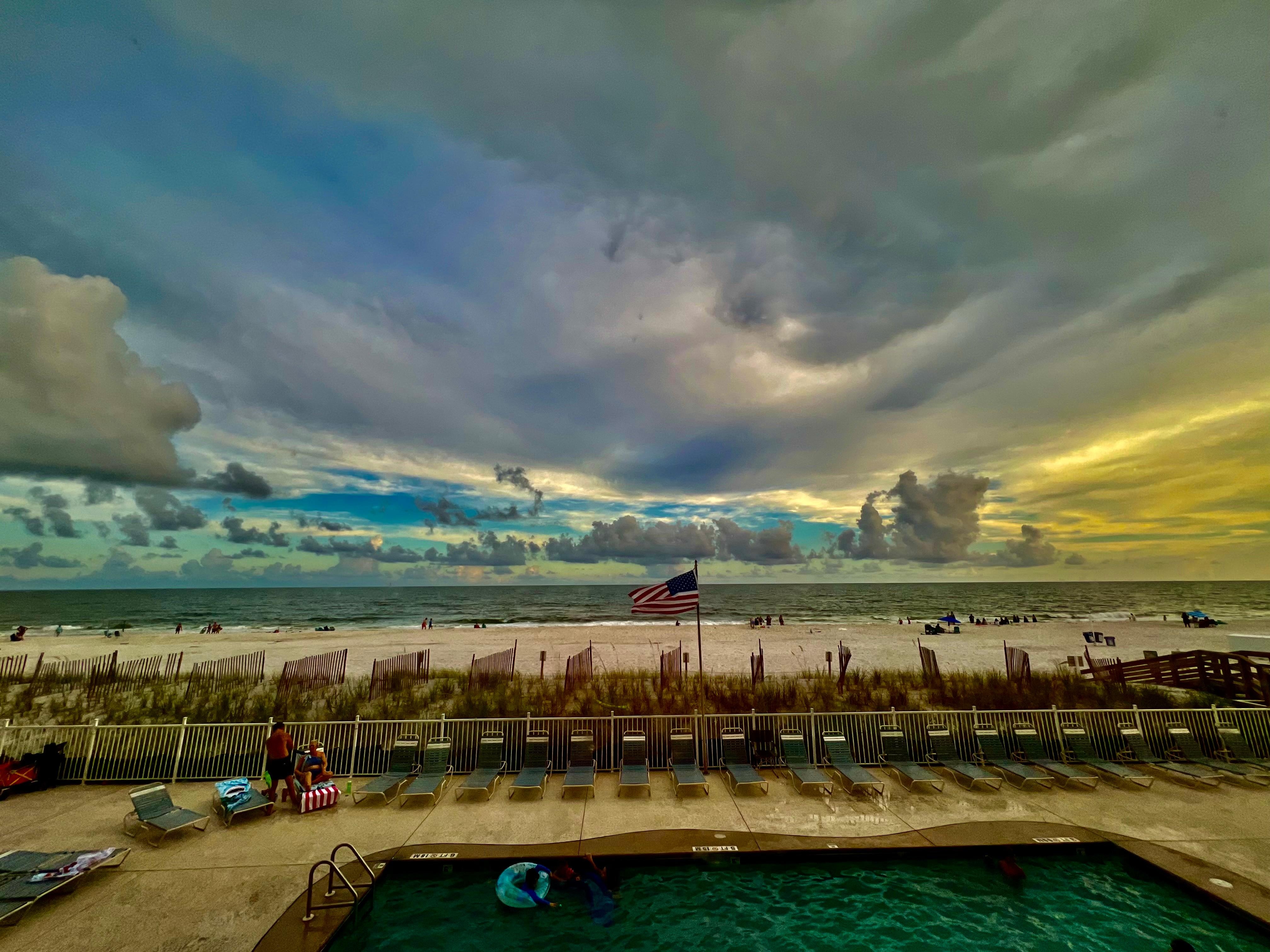 Beautiful view from balcony 