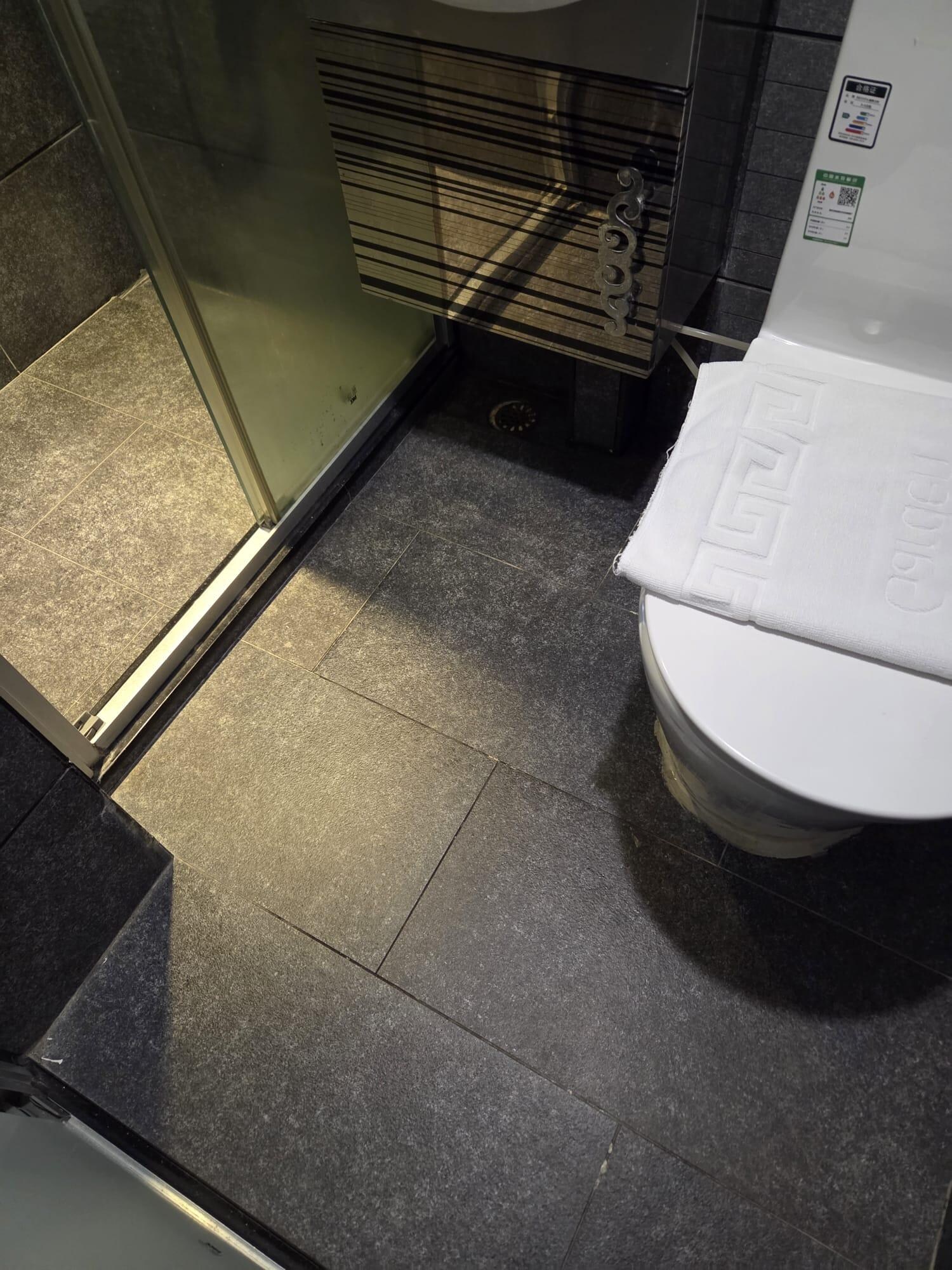 toilet is clean and can be clear up every day if you wish.