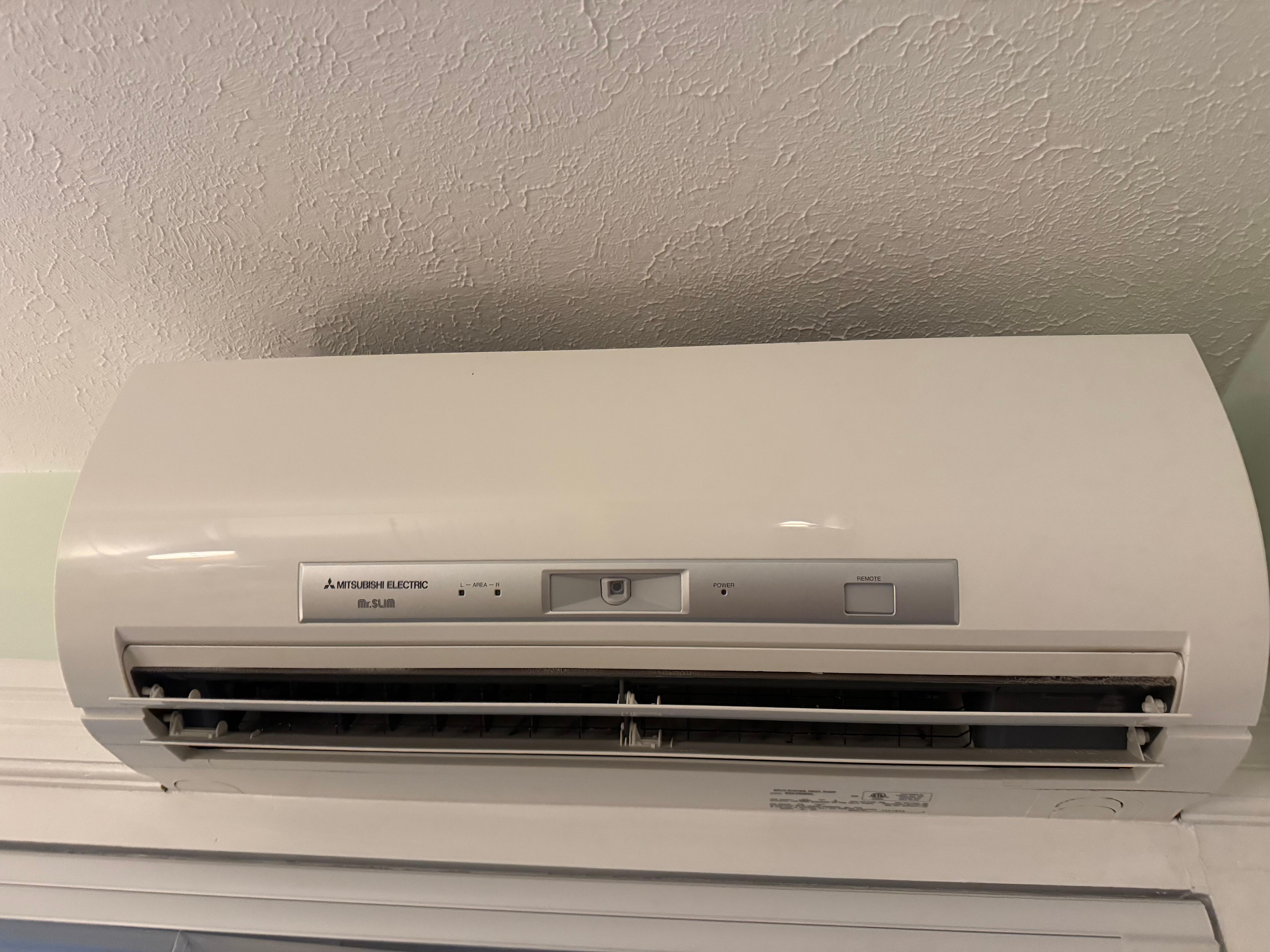 The AC unit that we could not get to turn on for the life of us. 
