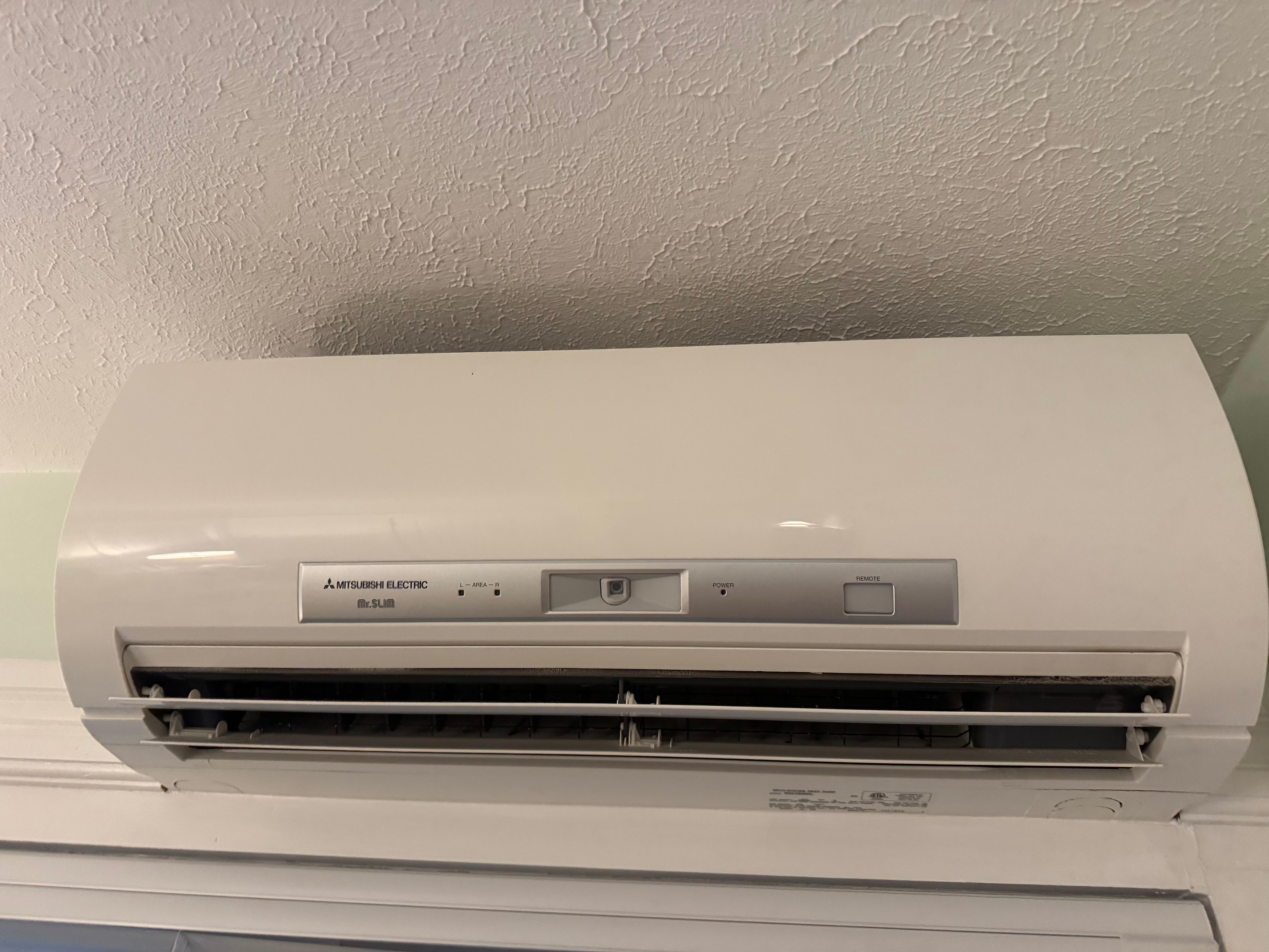 The AC unit that we could not get to turn on for the life of us.