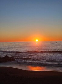 This was the view from the room with a view. Our 2nd room we booked looked out onto a weed filled backyard.