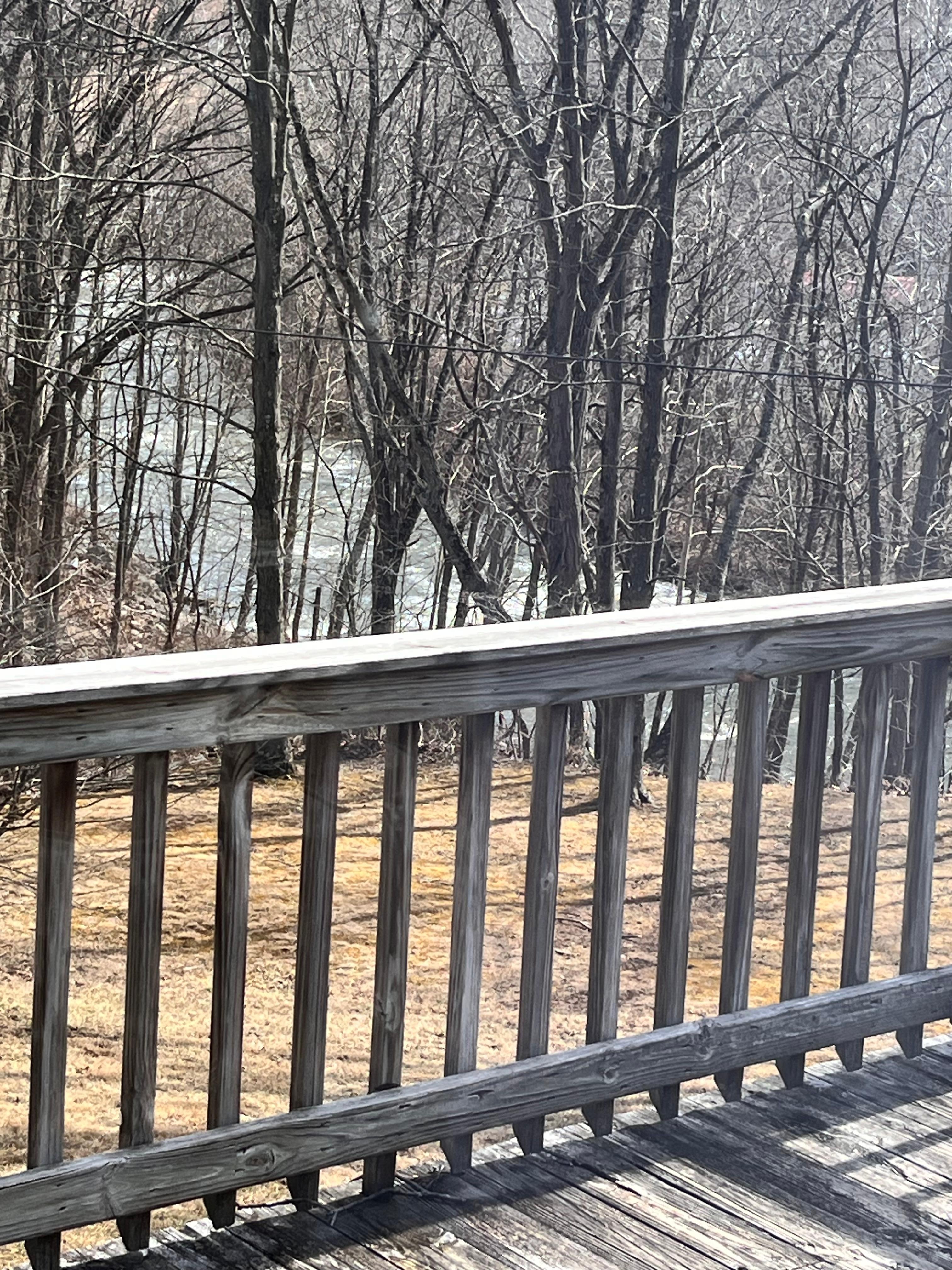 Standing on the deck    So relaxing 