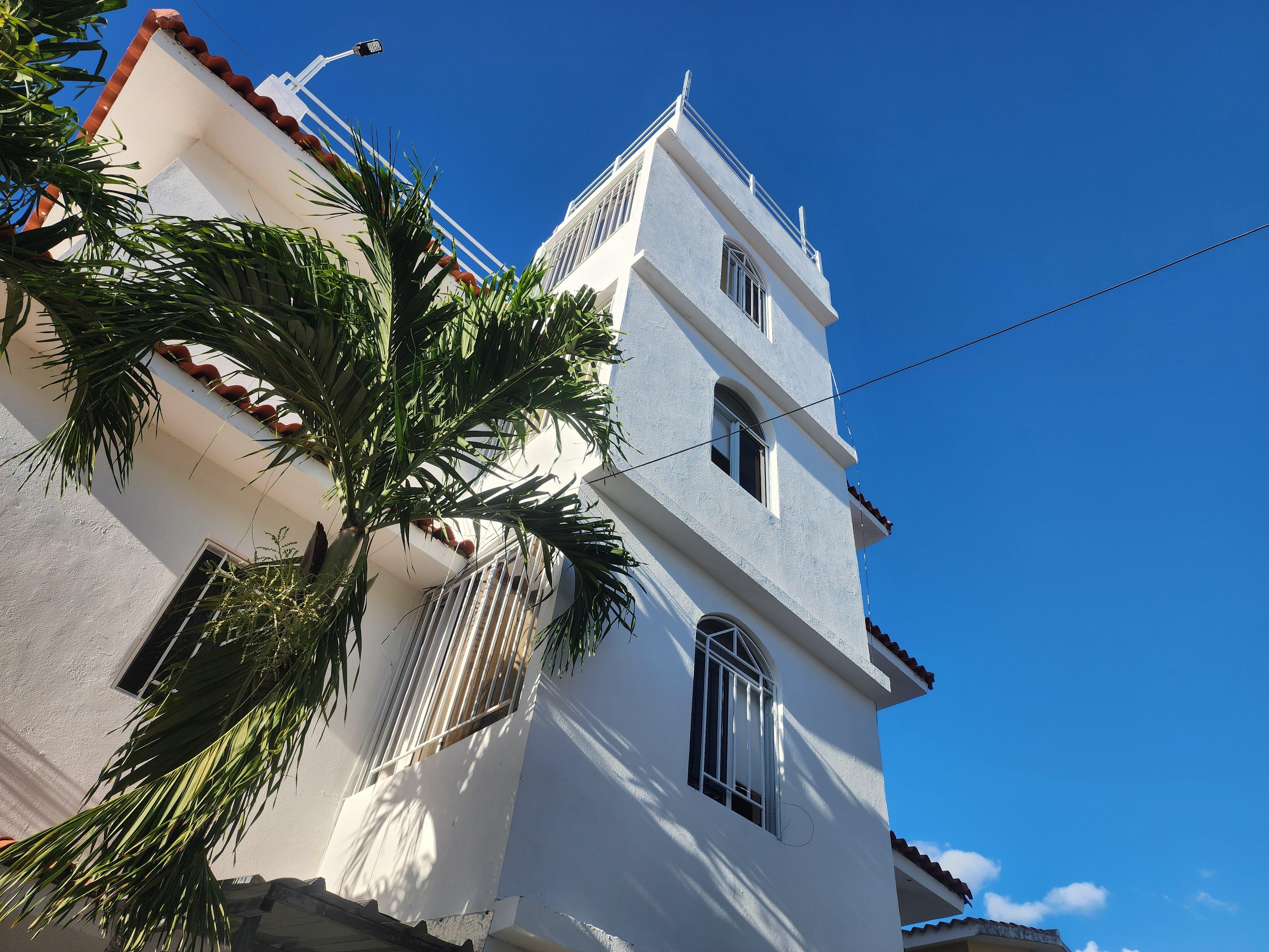 Front face of the building 