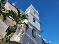 Front face of the building