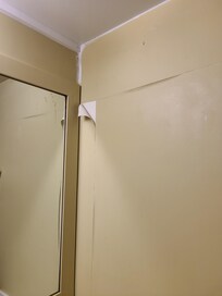 Peeling wallpaper everywhere!