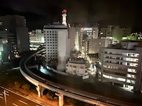 部屋からの夜景です