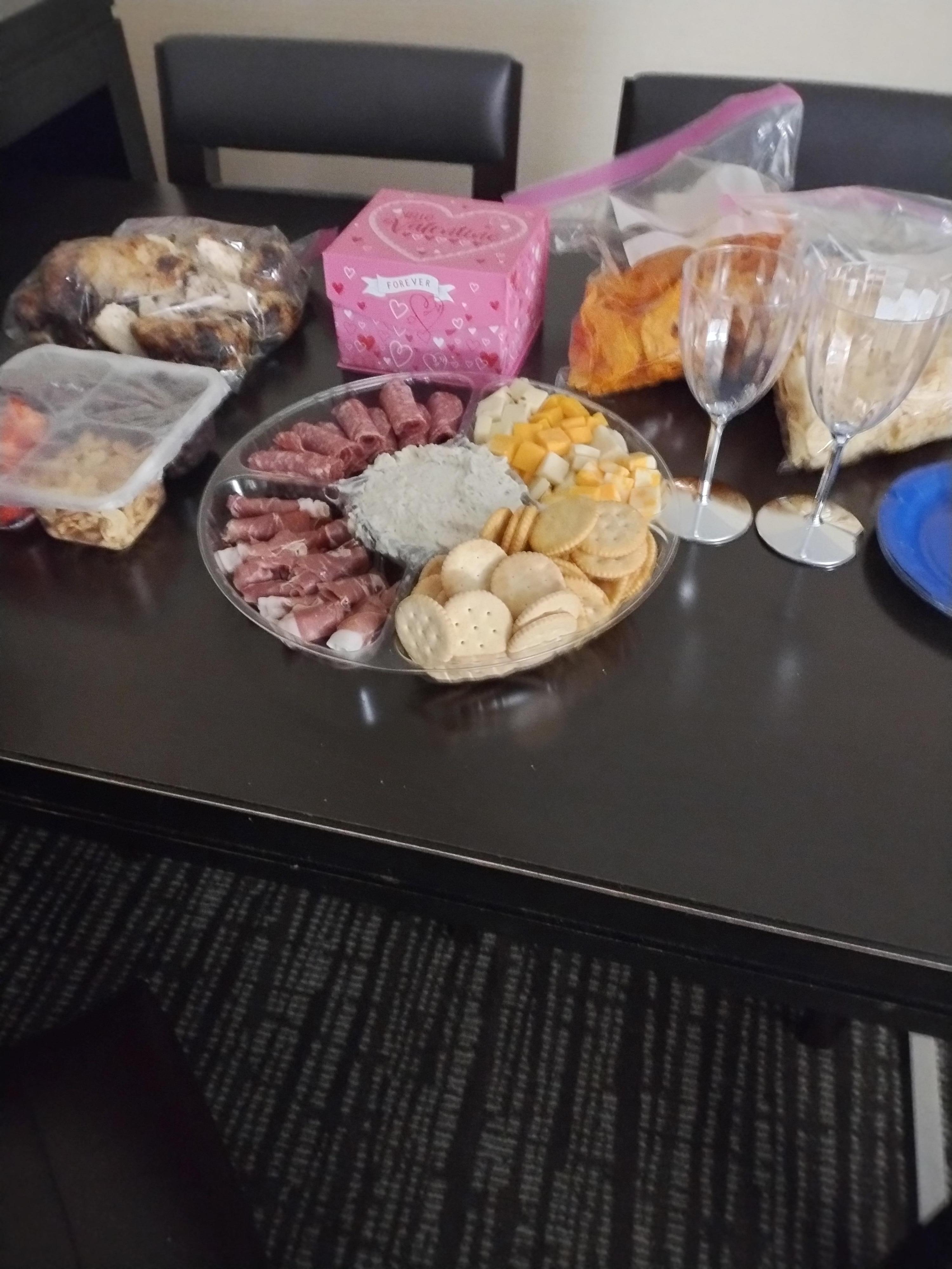 Very nice table. My spread of food looked great on it.