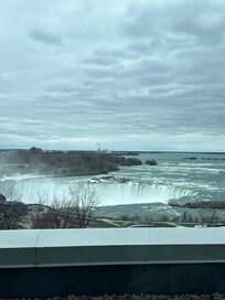 Day view of falls from our room 4/5/26