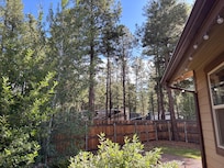 loved all the trees and the sound of nature.