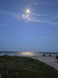 Night view from balcony