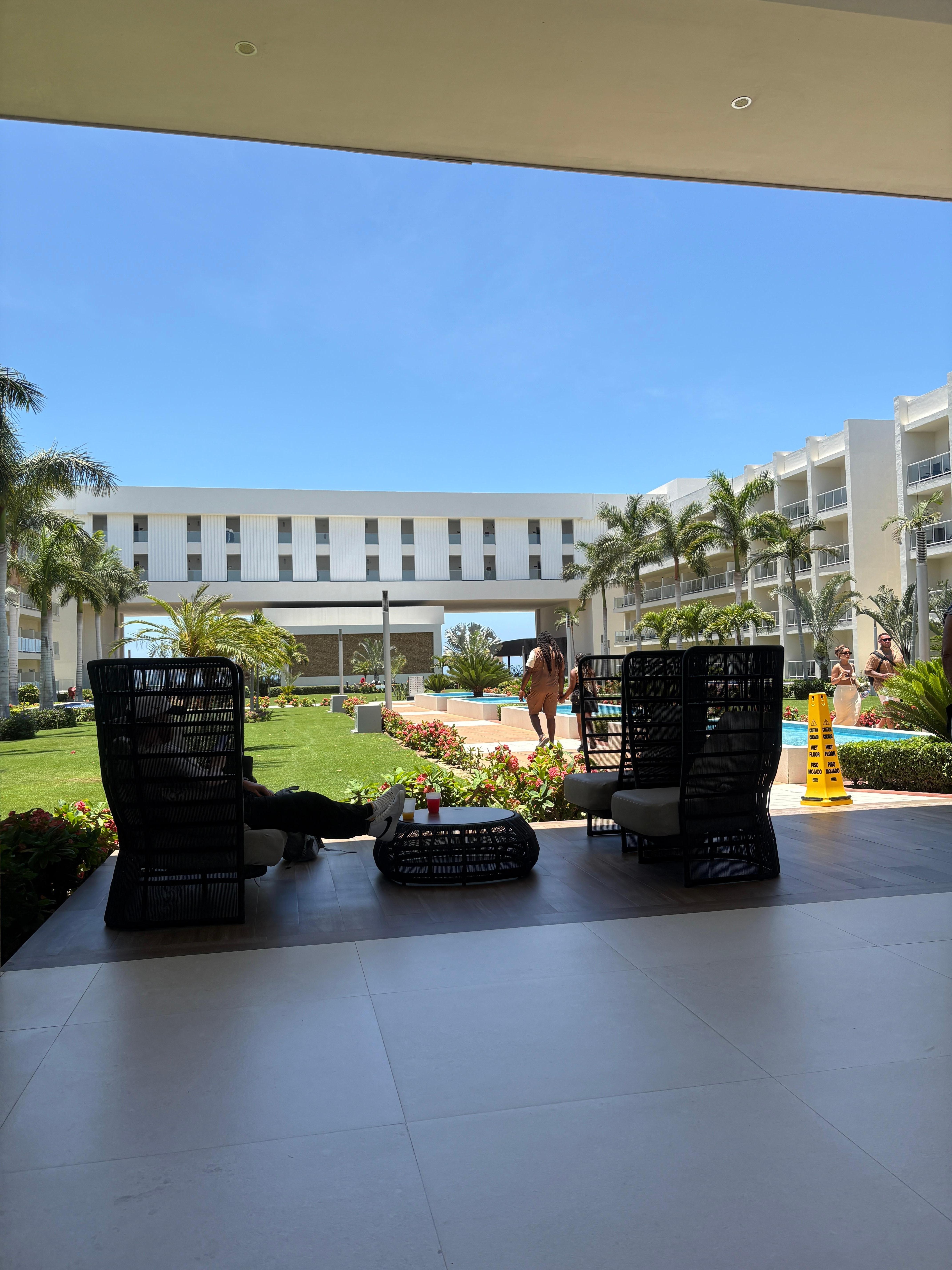 View of property from lobby