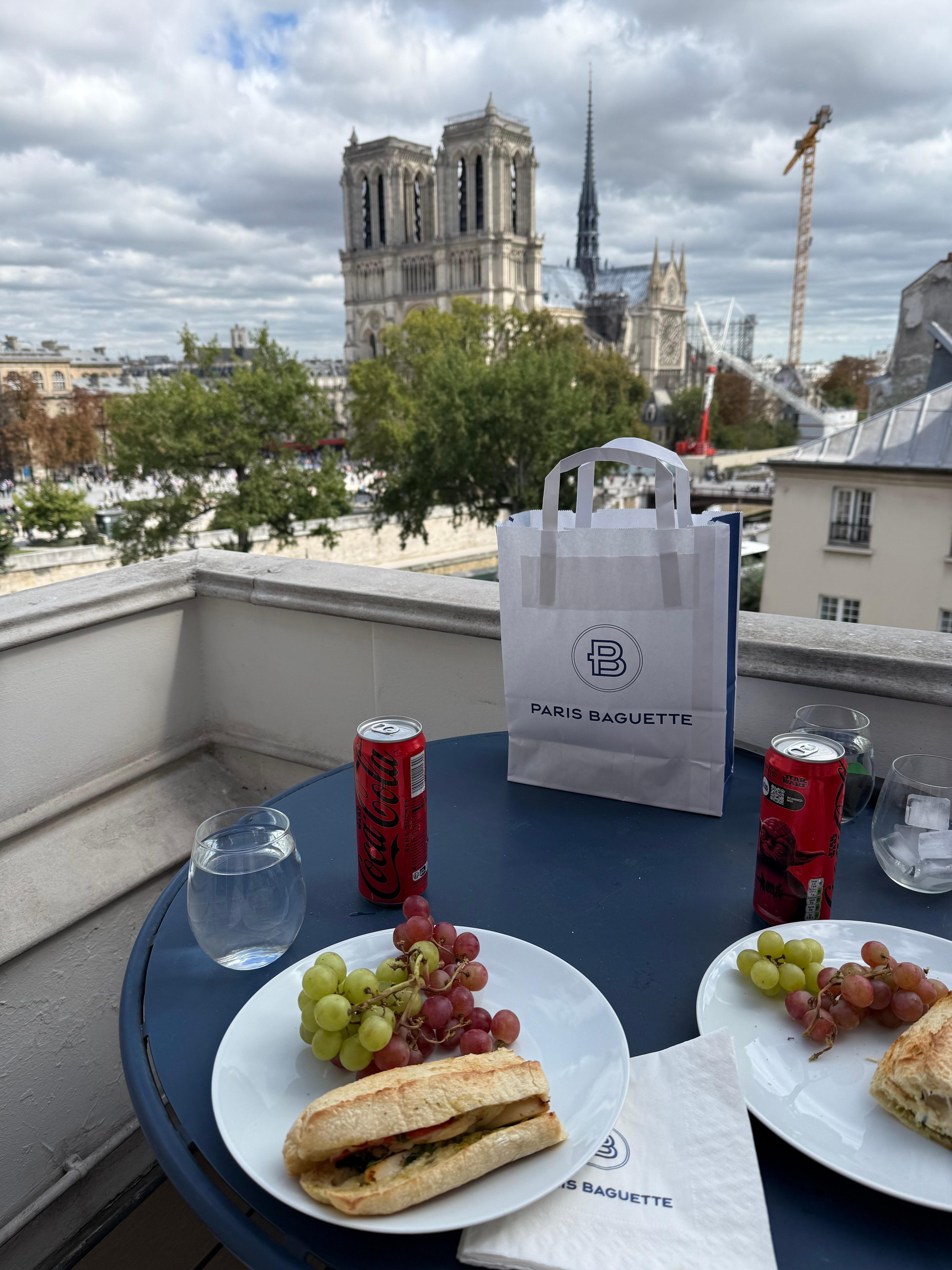 Lower balcony view.  There is another outdoor deck above this one with a built in wrap around seat bench and tables as well 