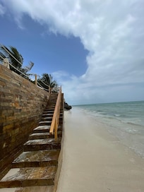 Udsigten til venstre for Stranden