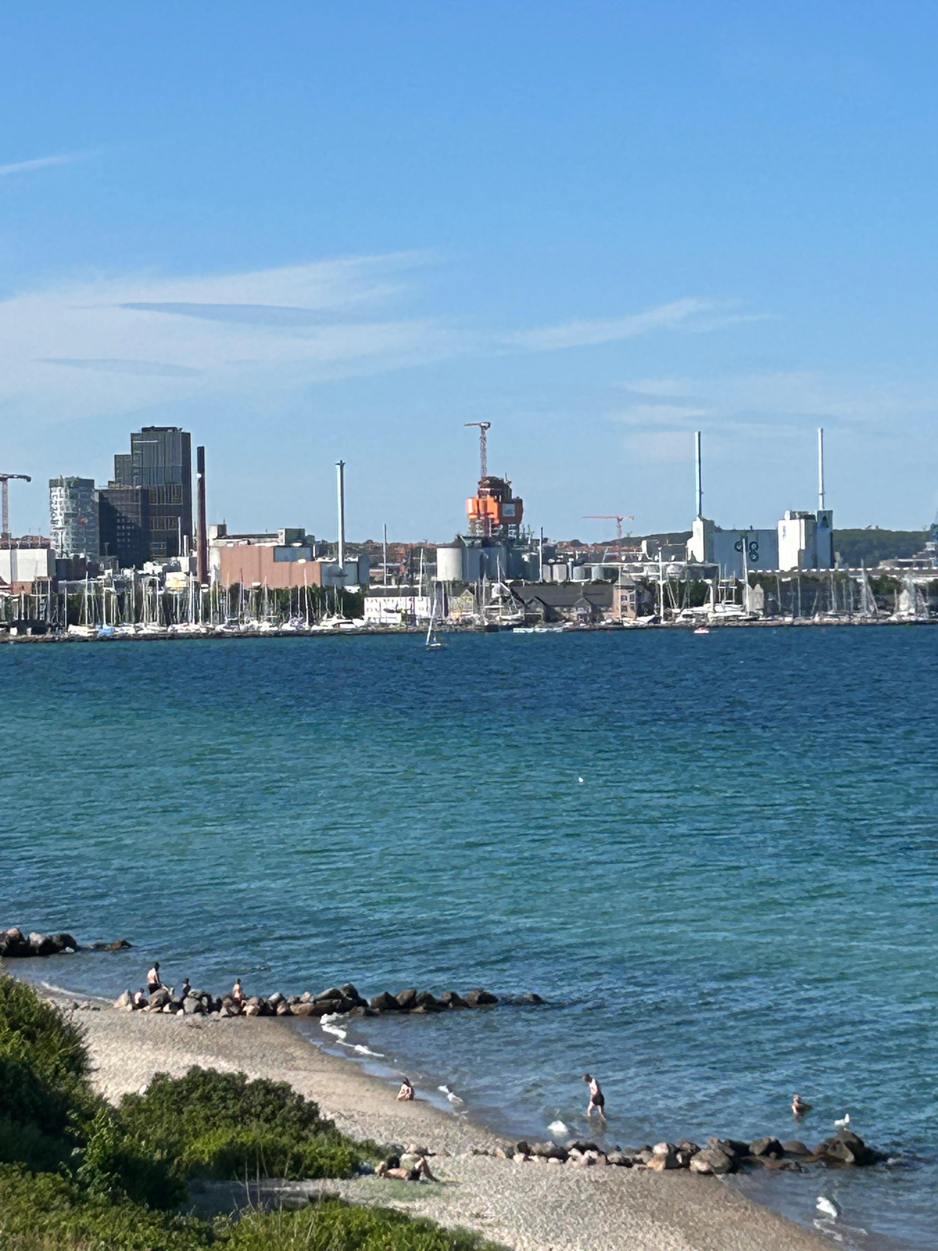 Udsigt badestranden