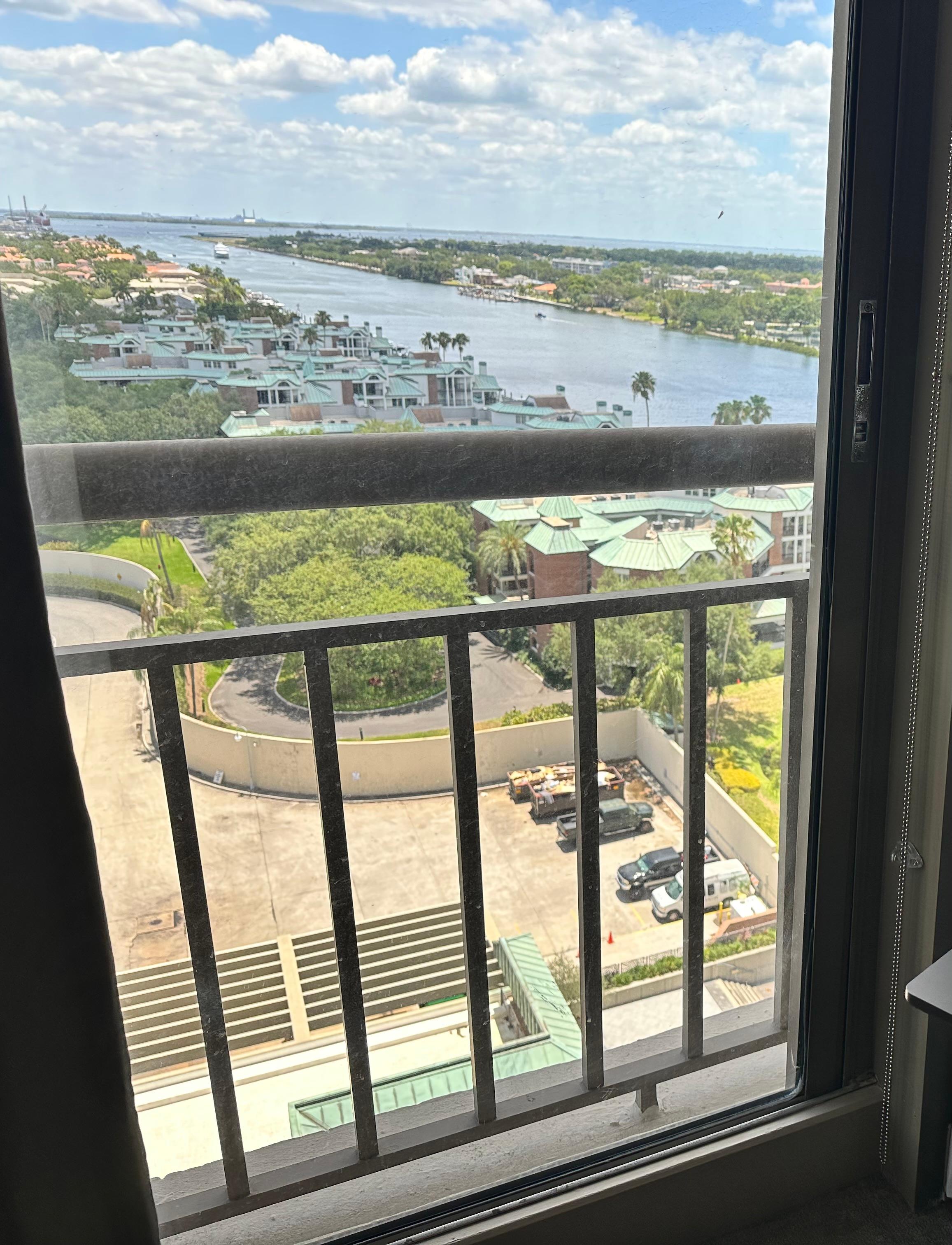 View from my 12th floor room