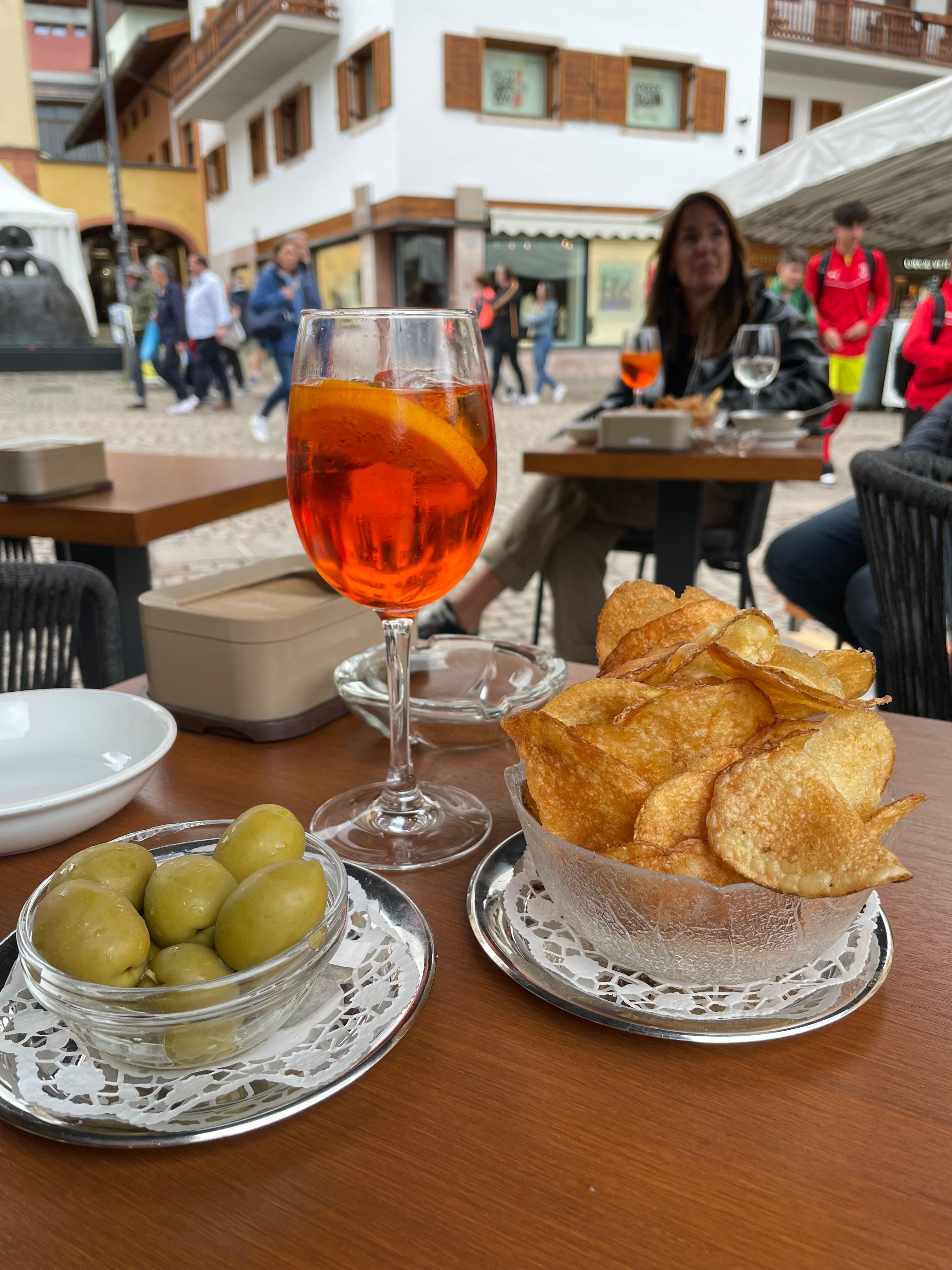 Big snacks at a bar in the hotel