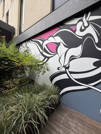 Outside lobby