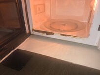 Inside of microwave