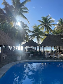 Pool side view.