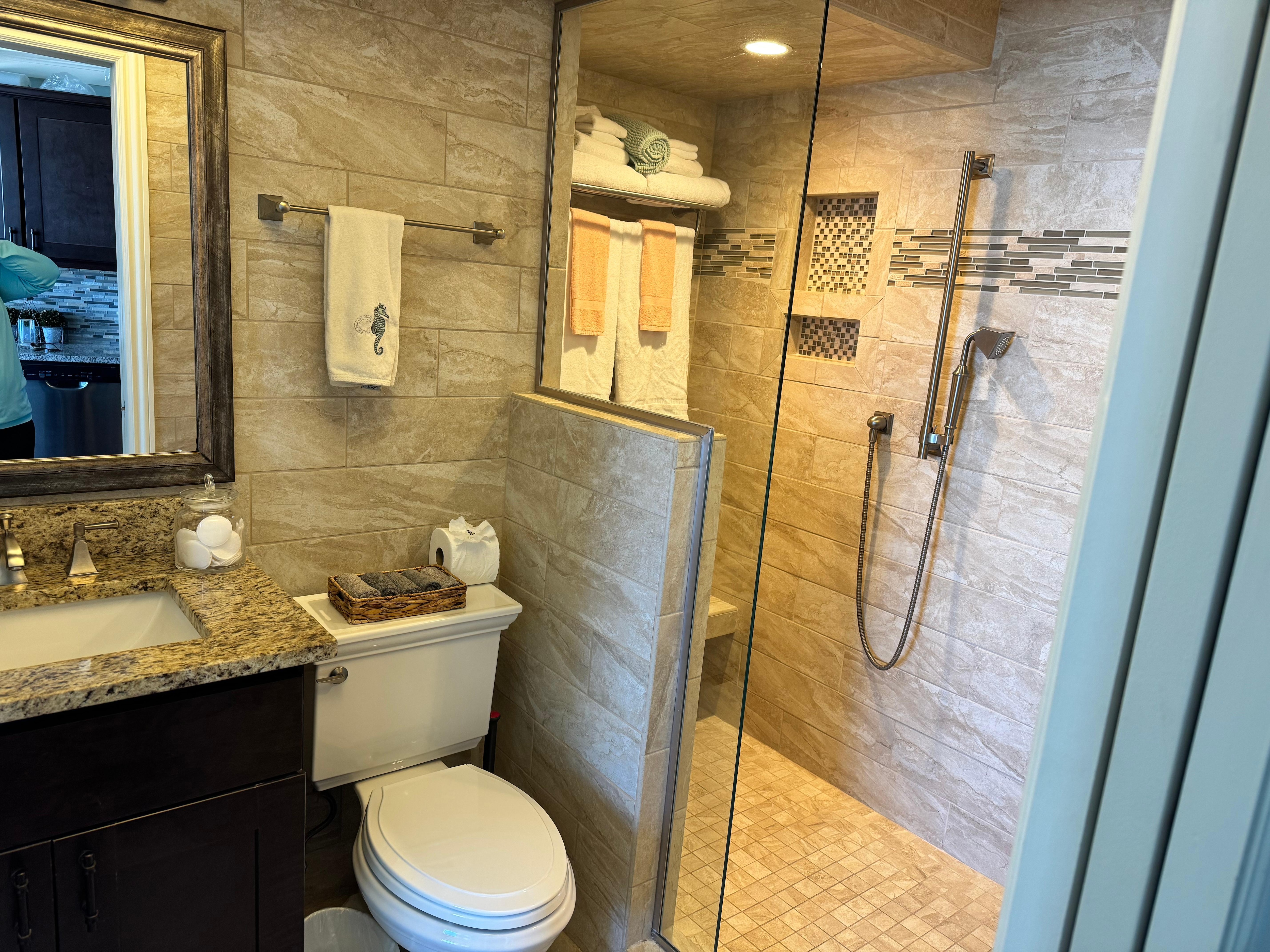 This shower was enough to give the listing five stars 