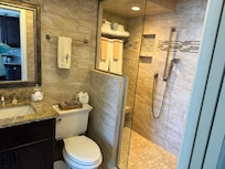 This shower was enough to give the listing five stars