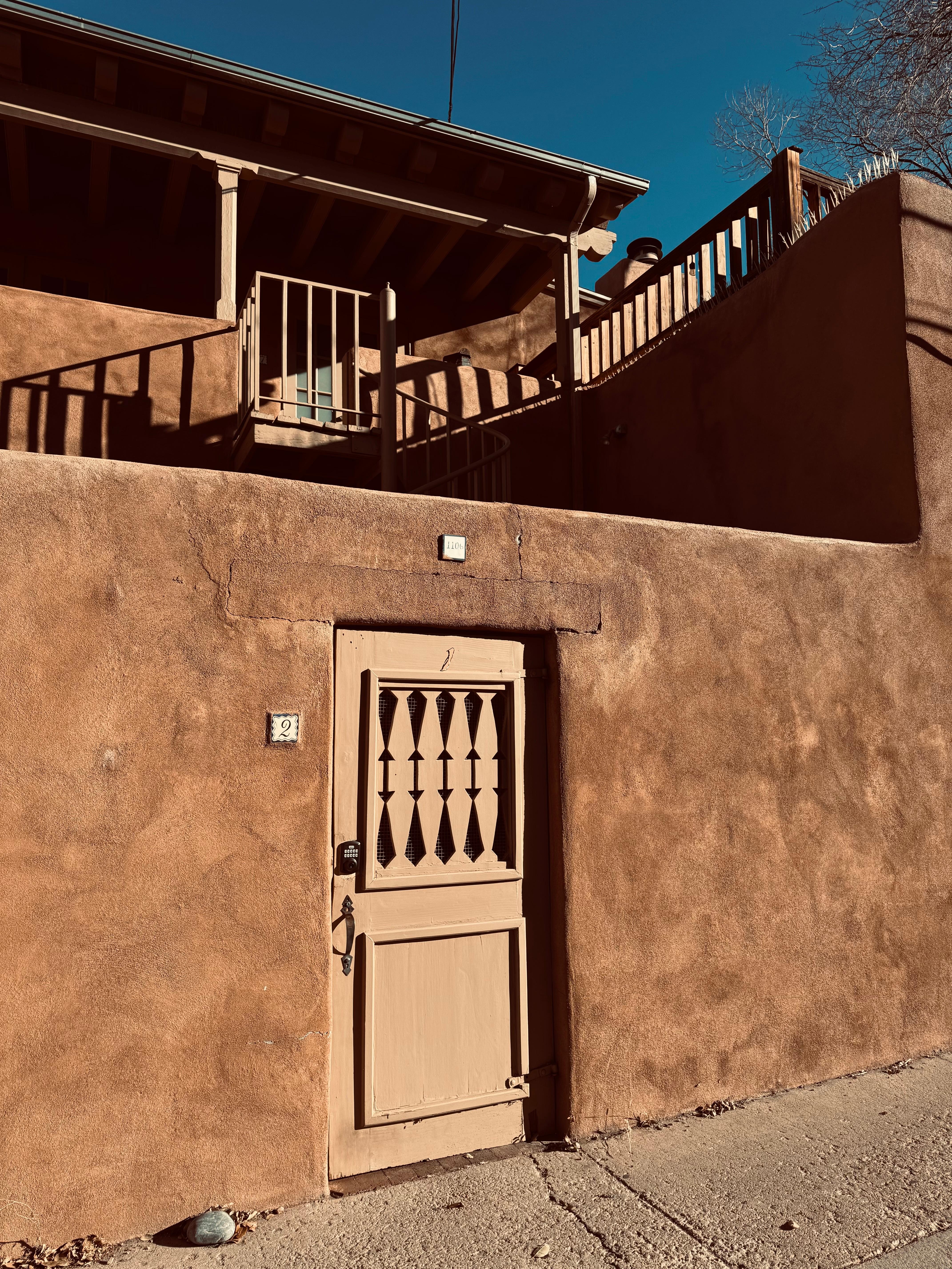 The entrance door to our little courtyard and then to our room