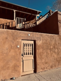 The entrance door to our little courtyard and then to our room