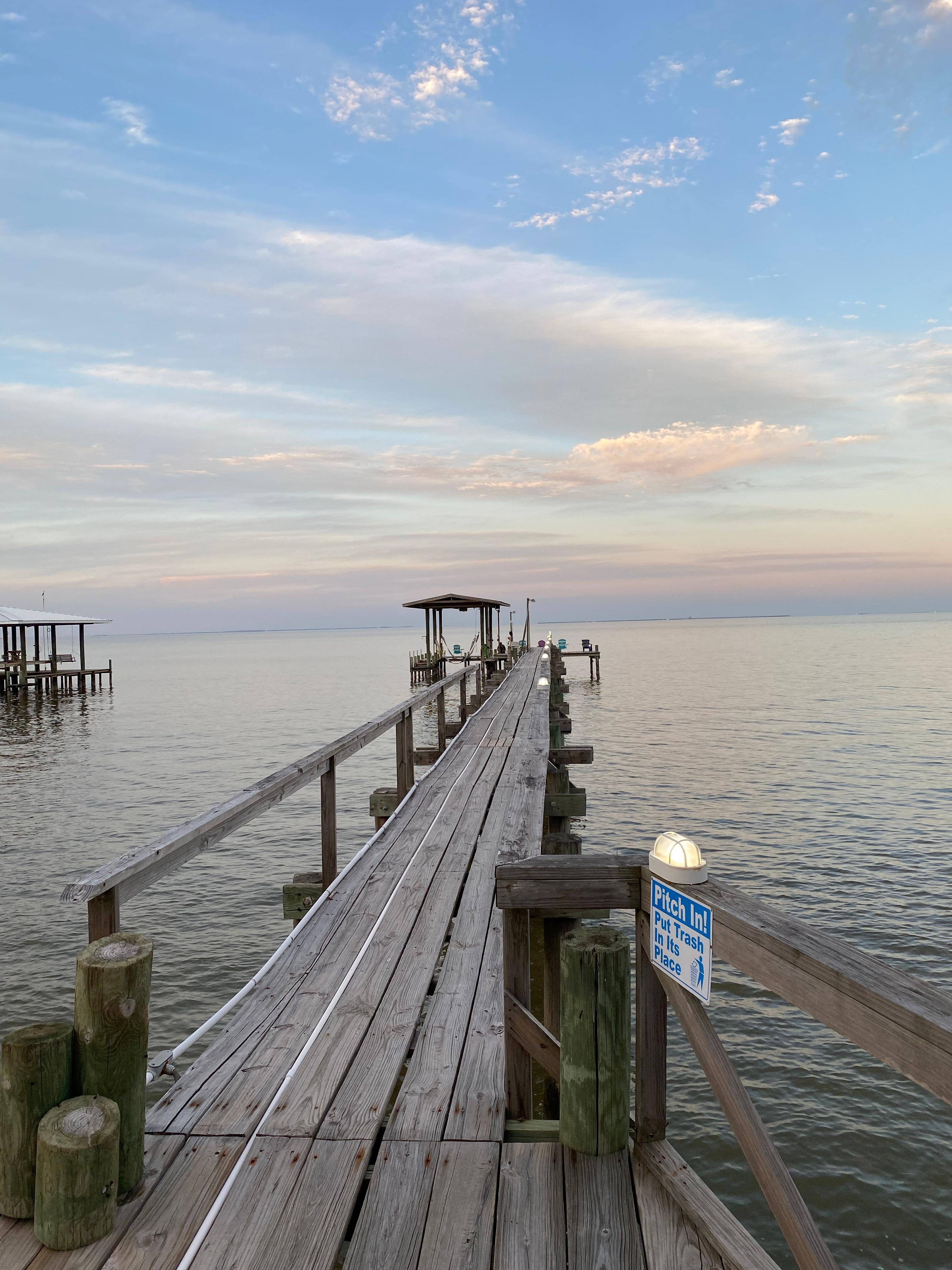 View of the part of the pier 