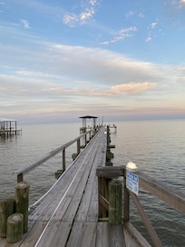 View of the part of the pier
