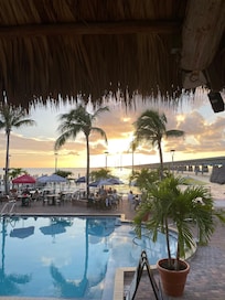 Dinner at the Sunset Grill.