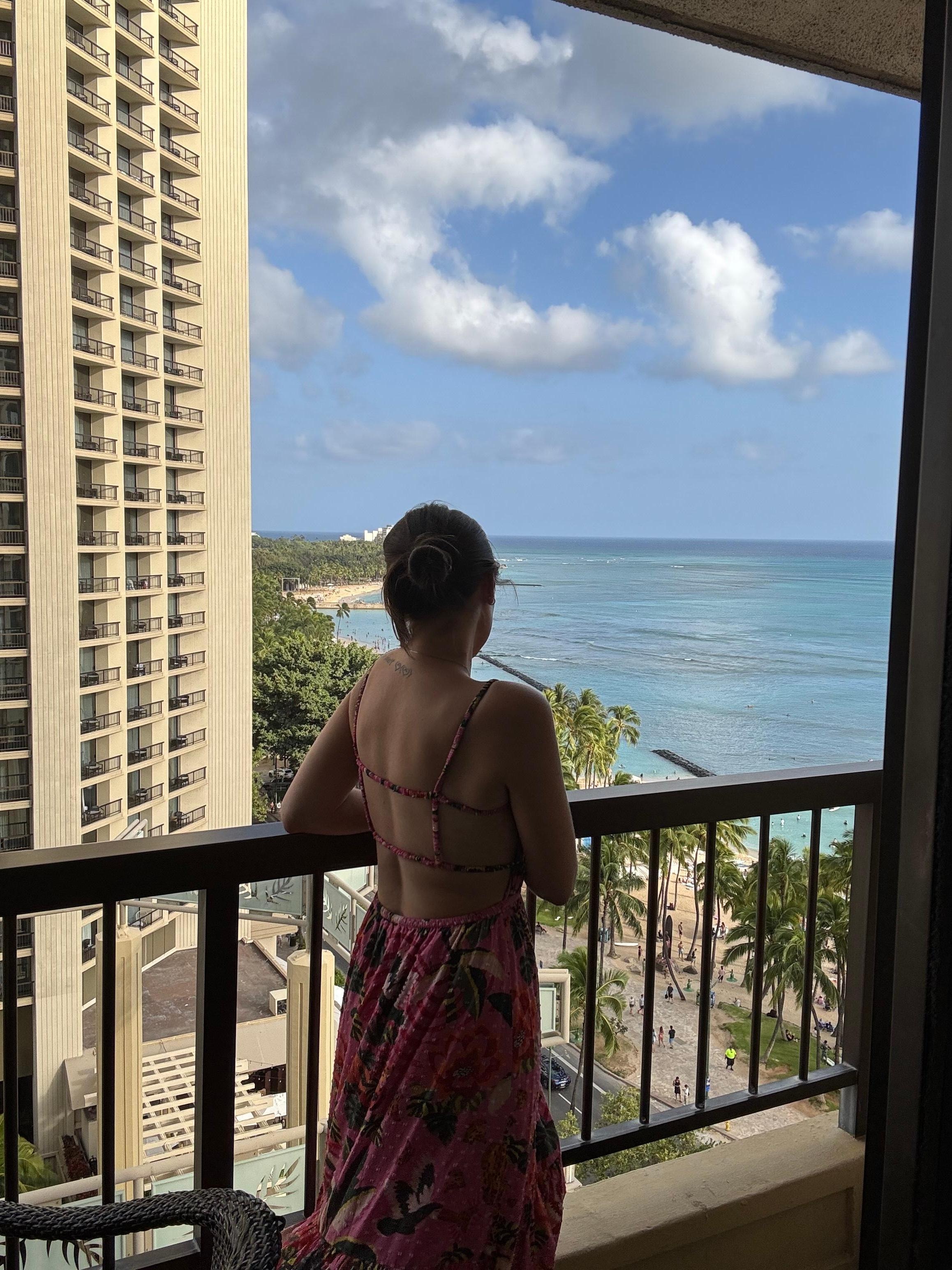 Couldn’t beat the view from the room! 
