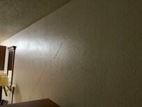 Graffiti on the wall inside. YEP