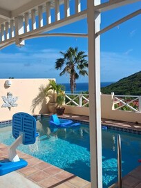 From the lounge chair.