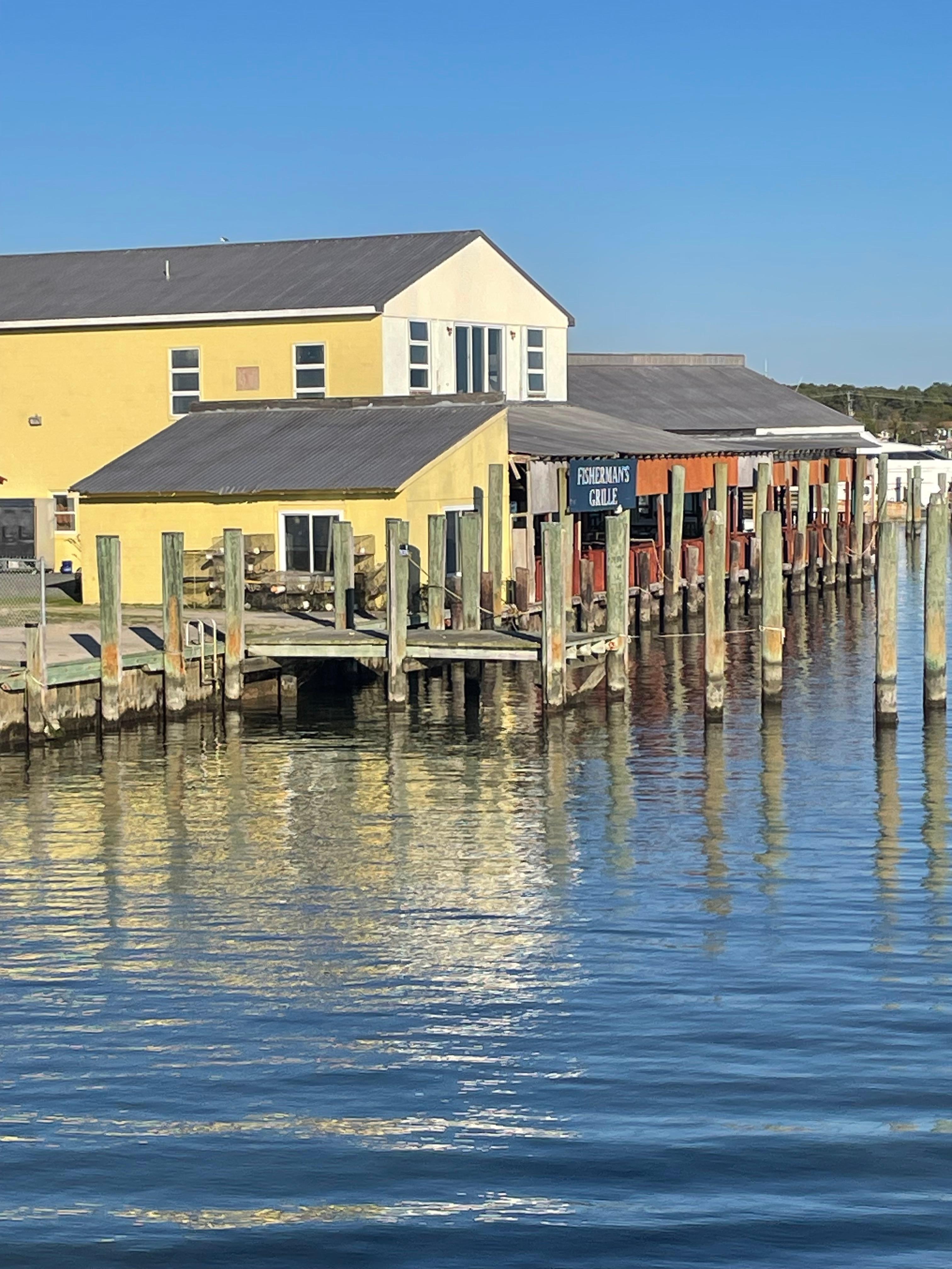 View heading back to the dock in Chrisfield.