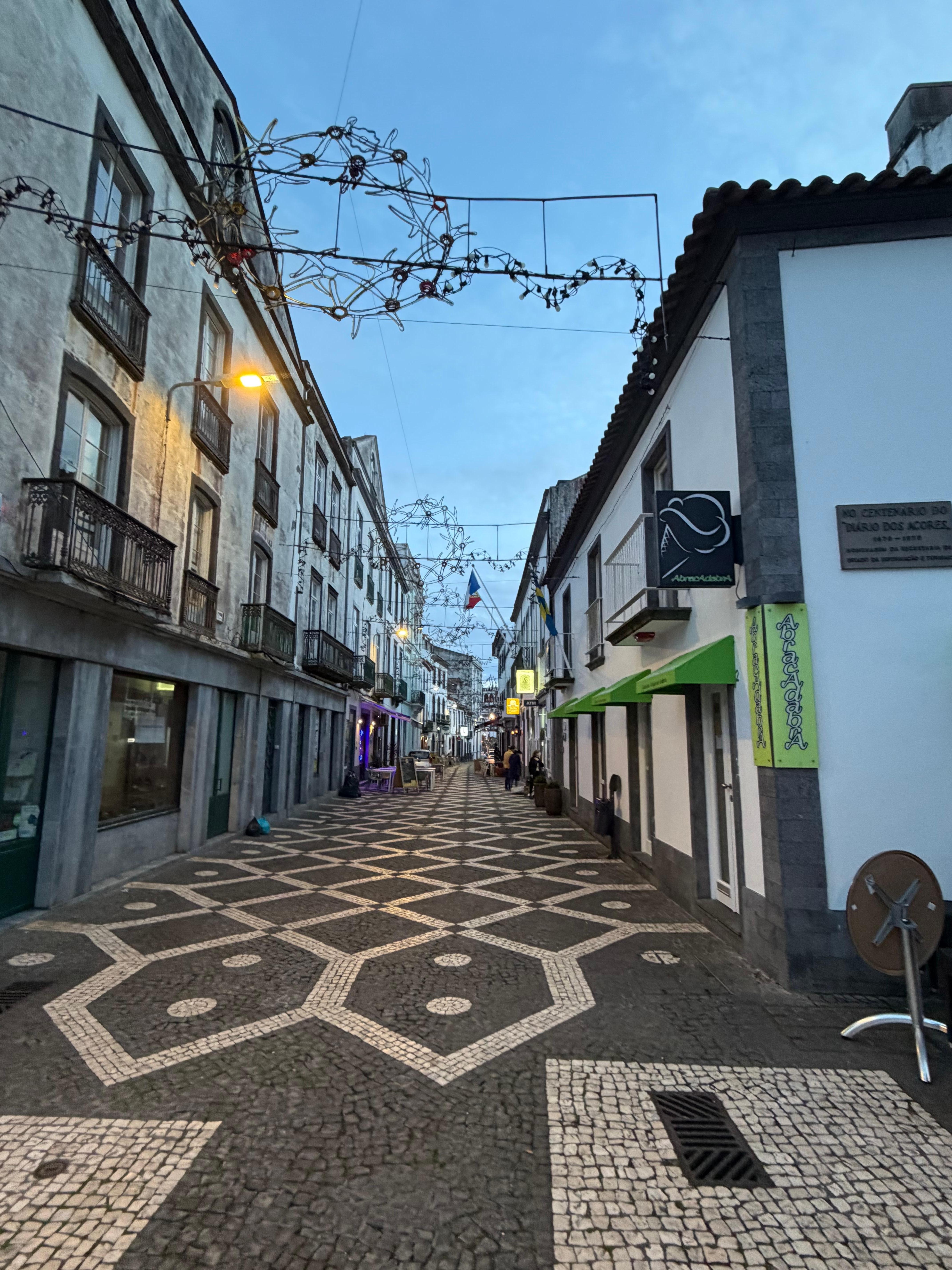 A side street near the home. 