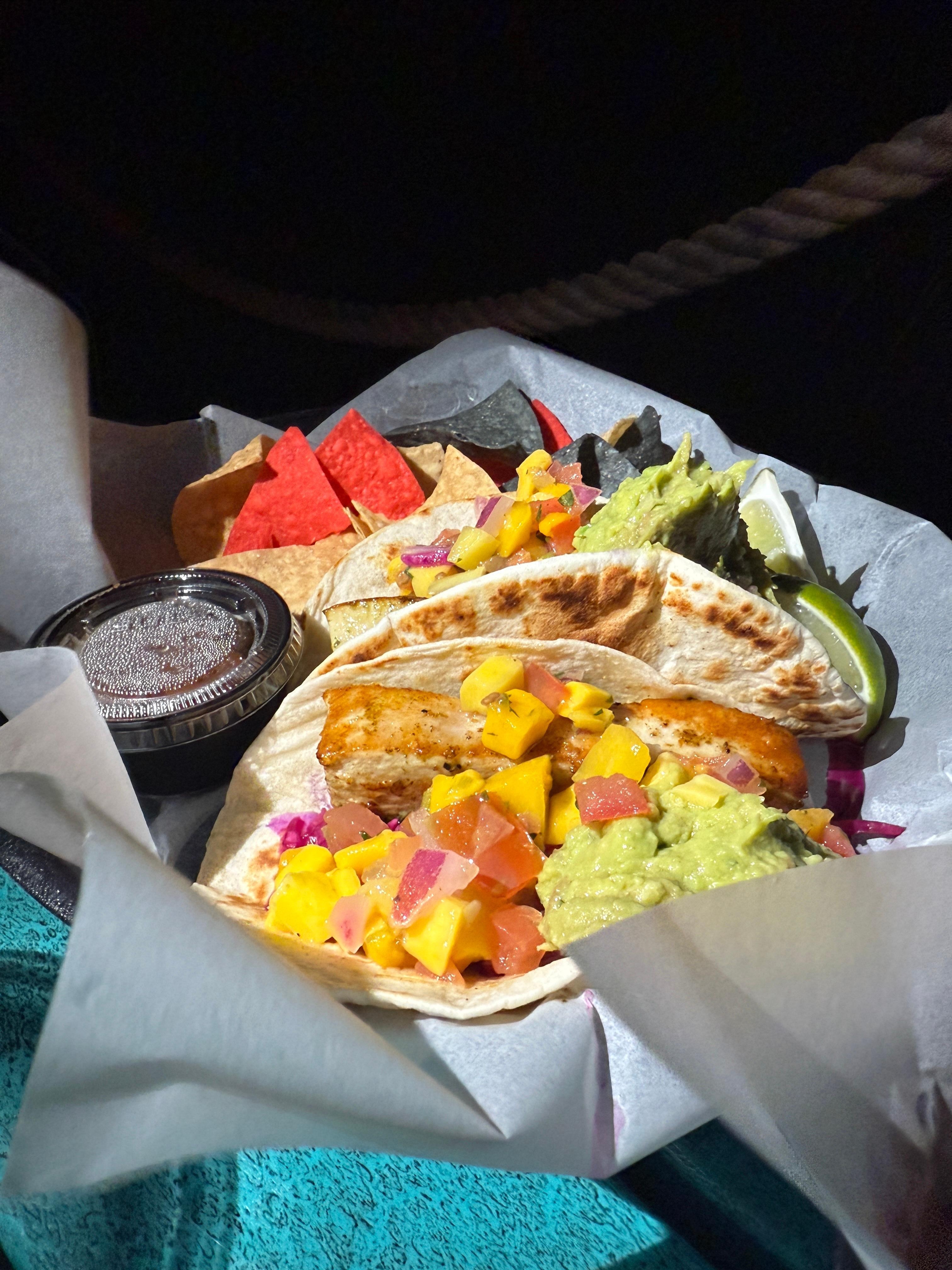 Taco at Tikki bar