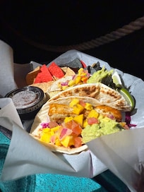 Taco at Tikki bar