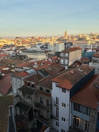 Vista dal balcone della camera