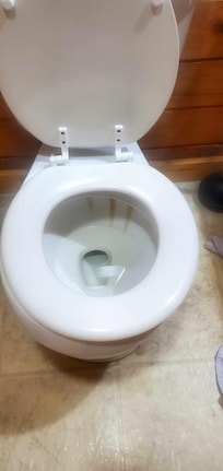 Dirty toilet