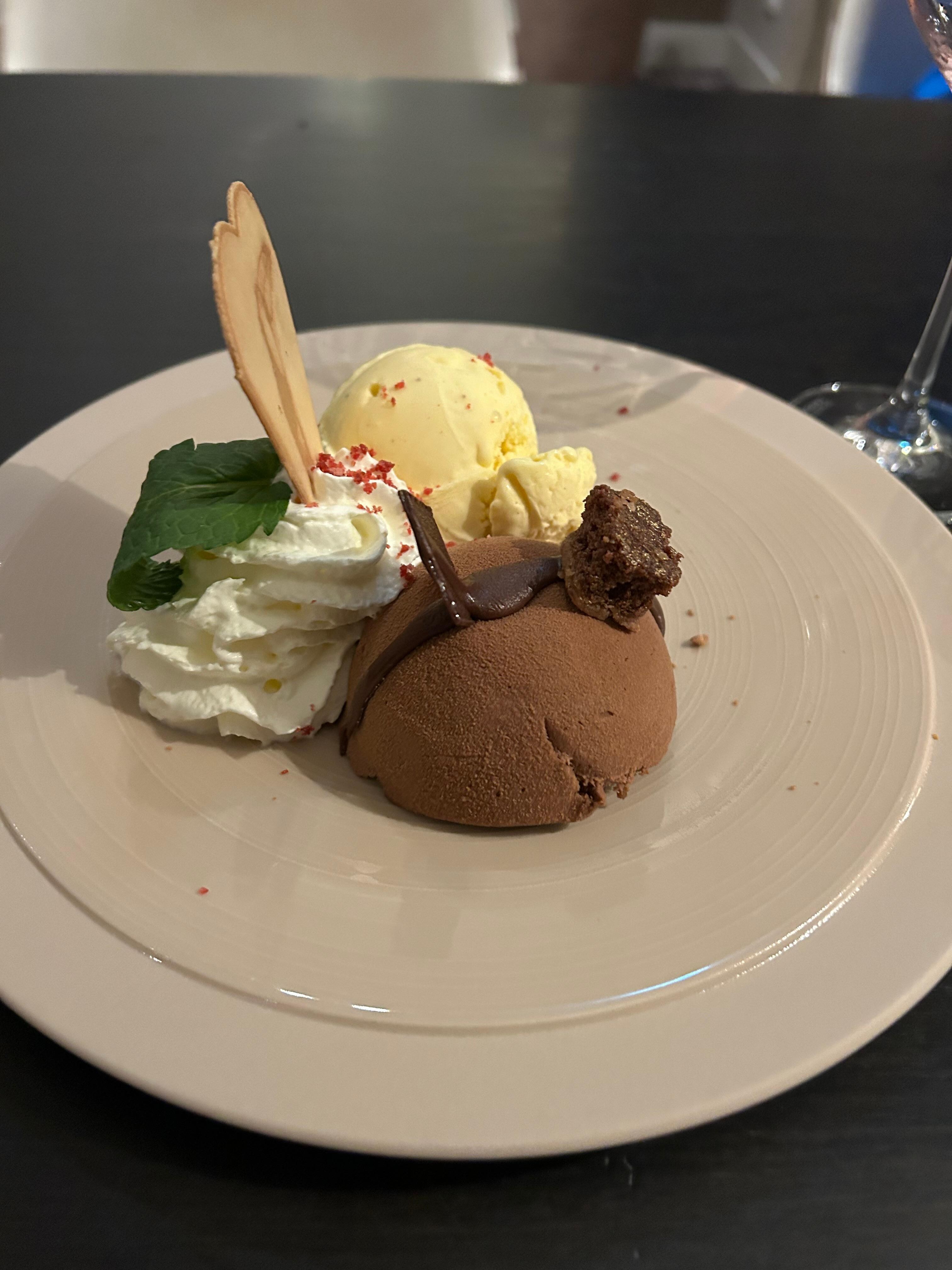 Vanilla and chocolate 