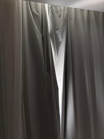 They curtain was broken and the sun light woken us up since early morning