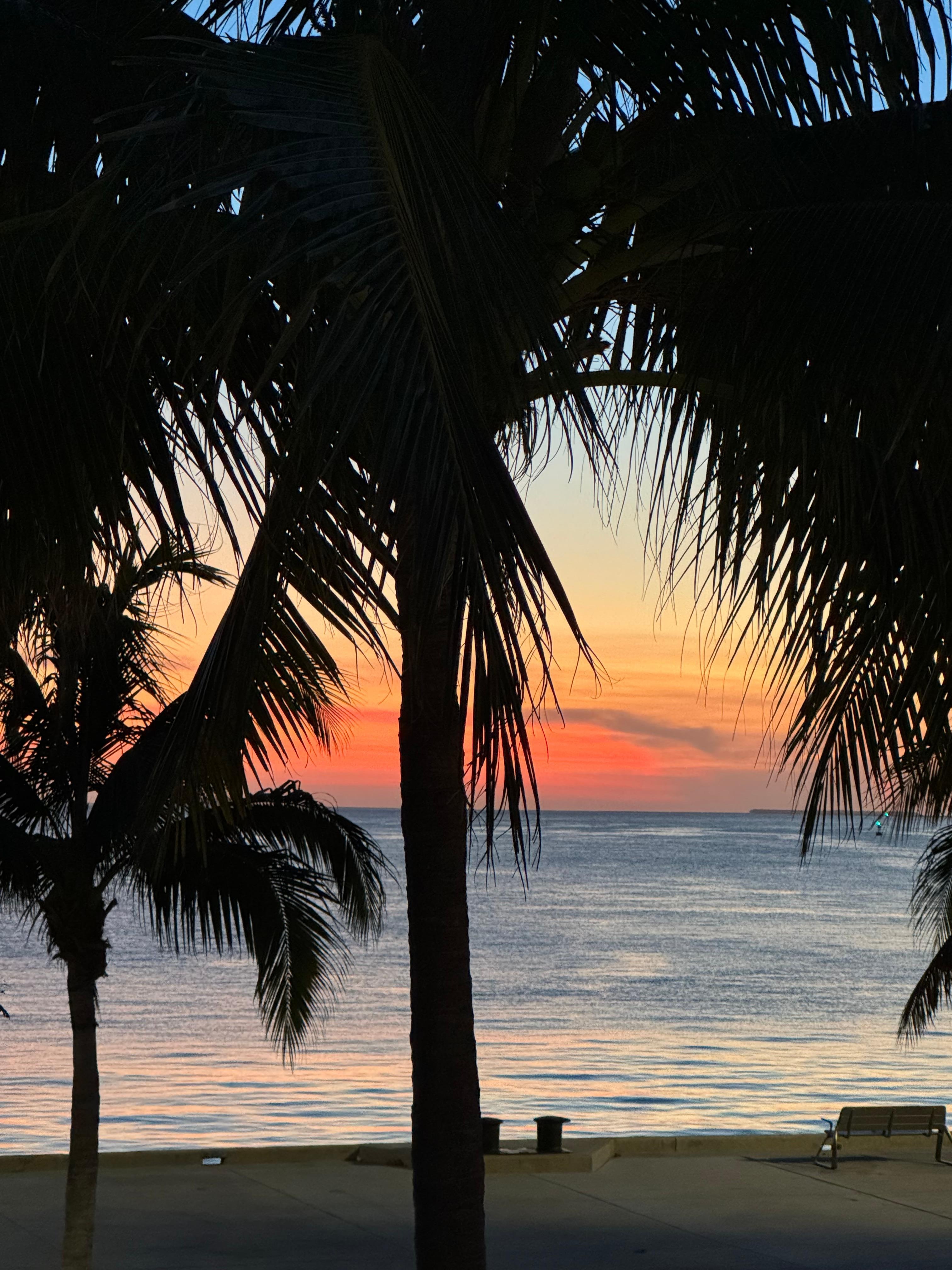 Sunset from our condo