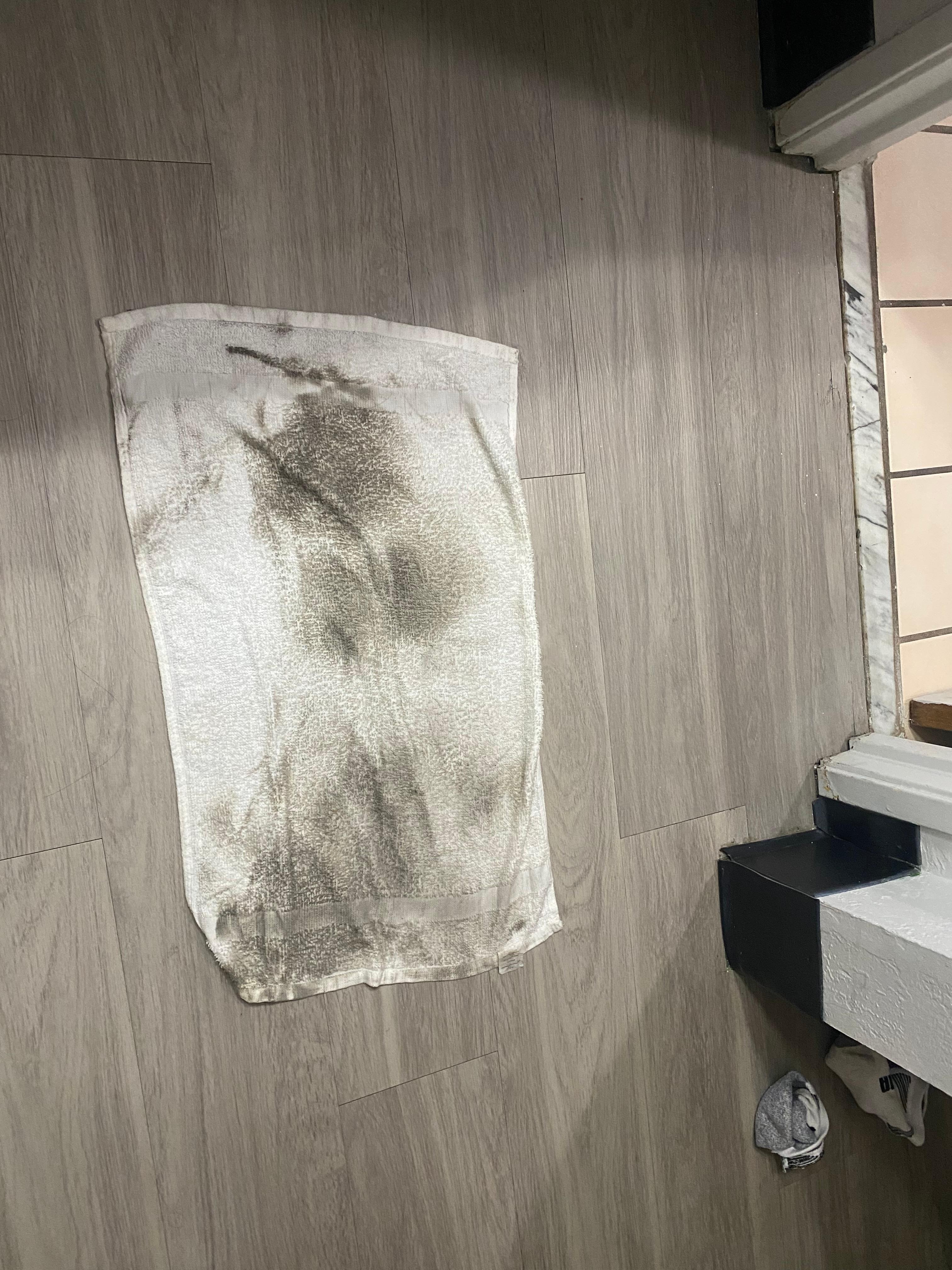 Lightly cleaned the floor.