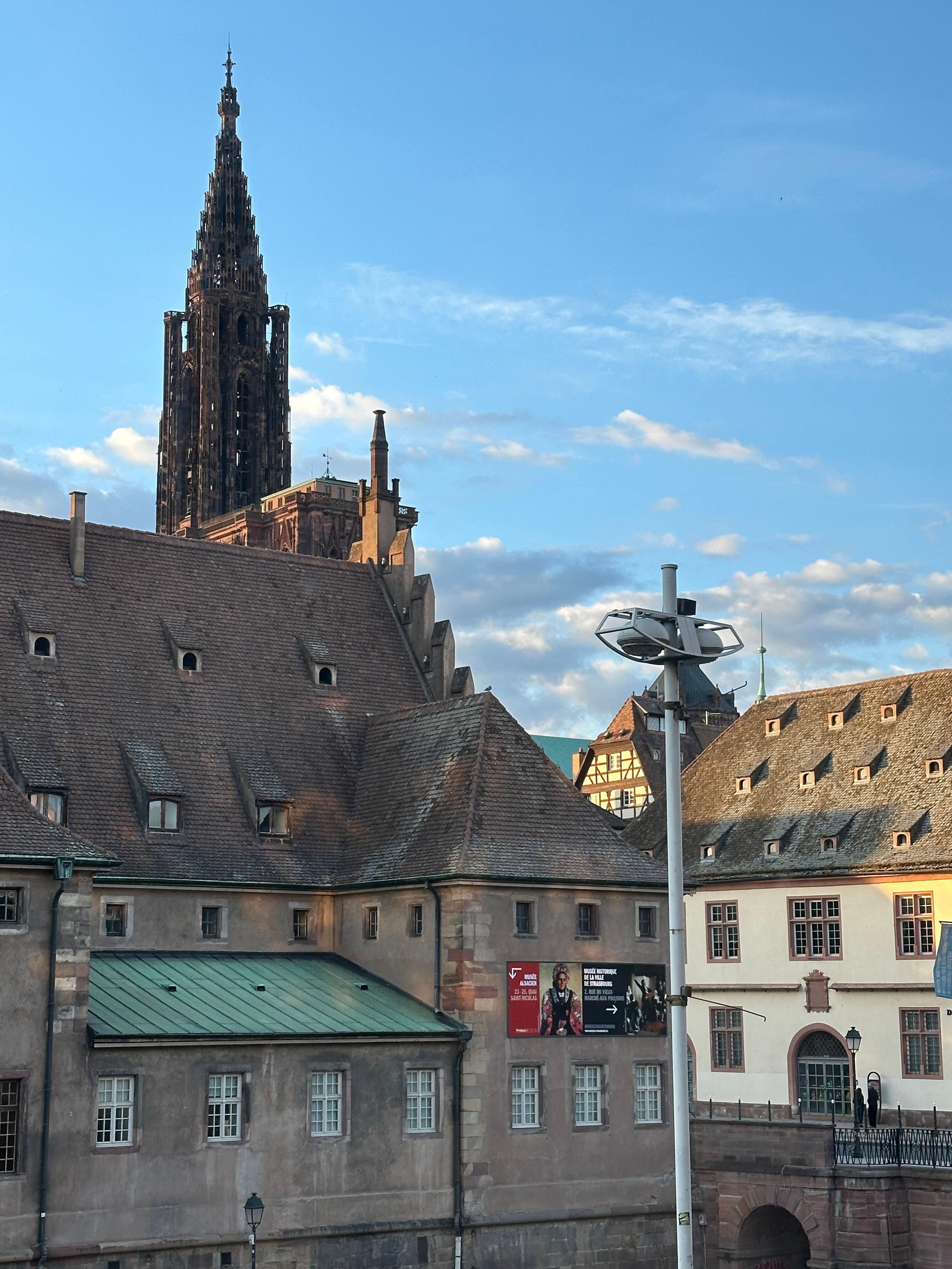Strasbourg from apartment window